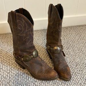 Durango Brown Heeled Boots